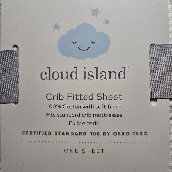 ❌SOLD❌ Cloud Island Animal Print Crib Fitted Sheet - NWT - Picture 2 of 4